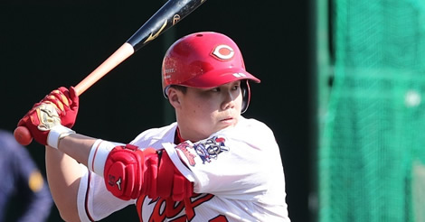 カープ・高橋大樹「自分の『好きな女優』を見てびっくり」／選手名鑑