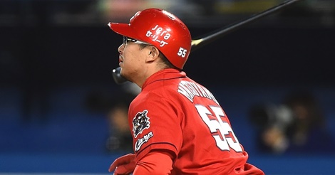 松山竜平、同ポジションに新助っ人加入で闘志燃やす年男／新年の決意