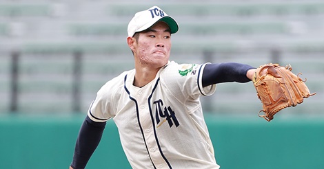 ドラフト１位・斉藤優汰（苫小牧中央高）、キレ味抜群のスライダー！