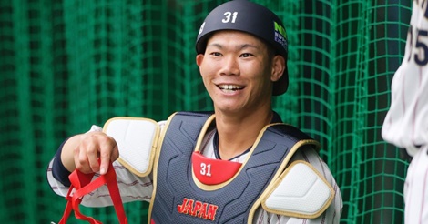 坂倉が右肘の手術を報告…侍Ｊでも正捕手として活躍、復帰時期は未定