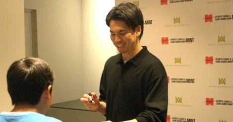 「すげー!」サイン会で前田健太が驚いたファン持参のアイテムは?!