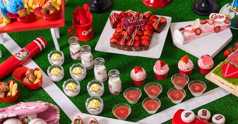 【ヒルトン広島】カープとコラボスイーツビュッフェ、５月１１日まで