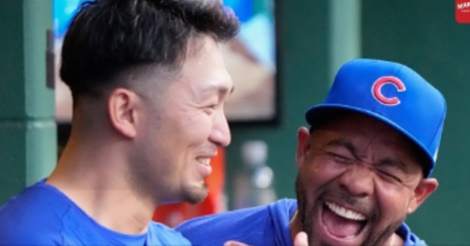 「誠也スマイル全開」鈴木誠也、ＭＬＢでの充実ぶりを見せファン歓喜